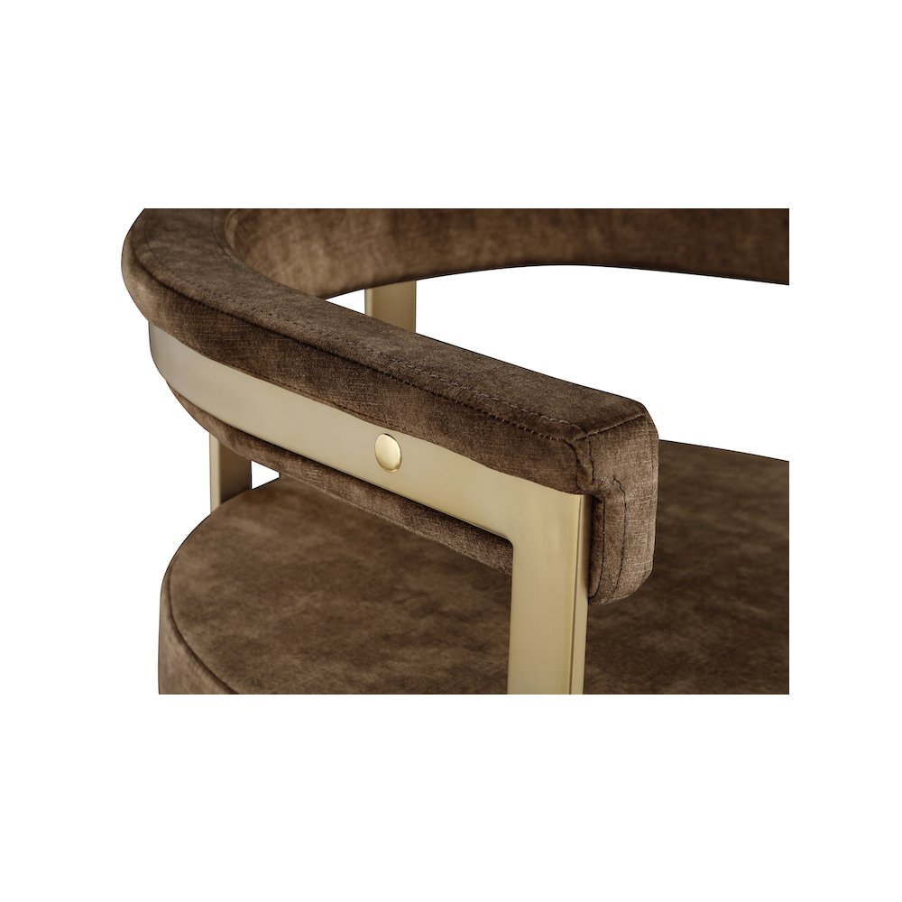 Marcello Brown Velvet Dining Chair, Set of 2