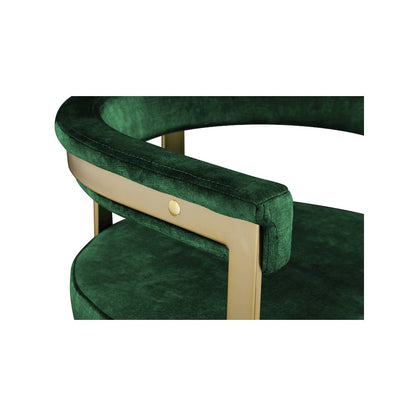Marcello Green Velvet Dining Chair, Set of 2