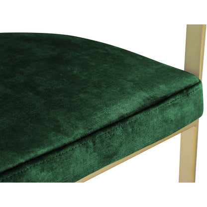 Marcello Green Velvet Dining Chair, Set of 2