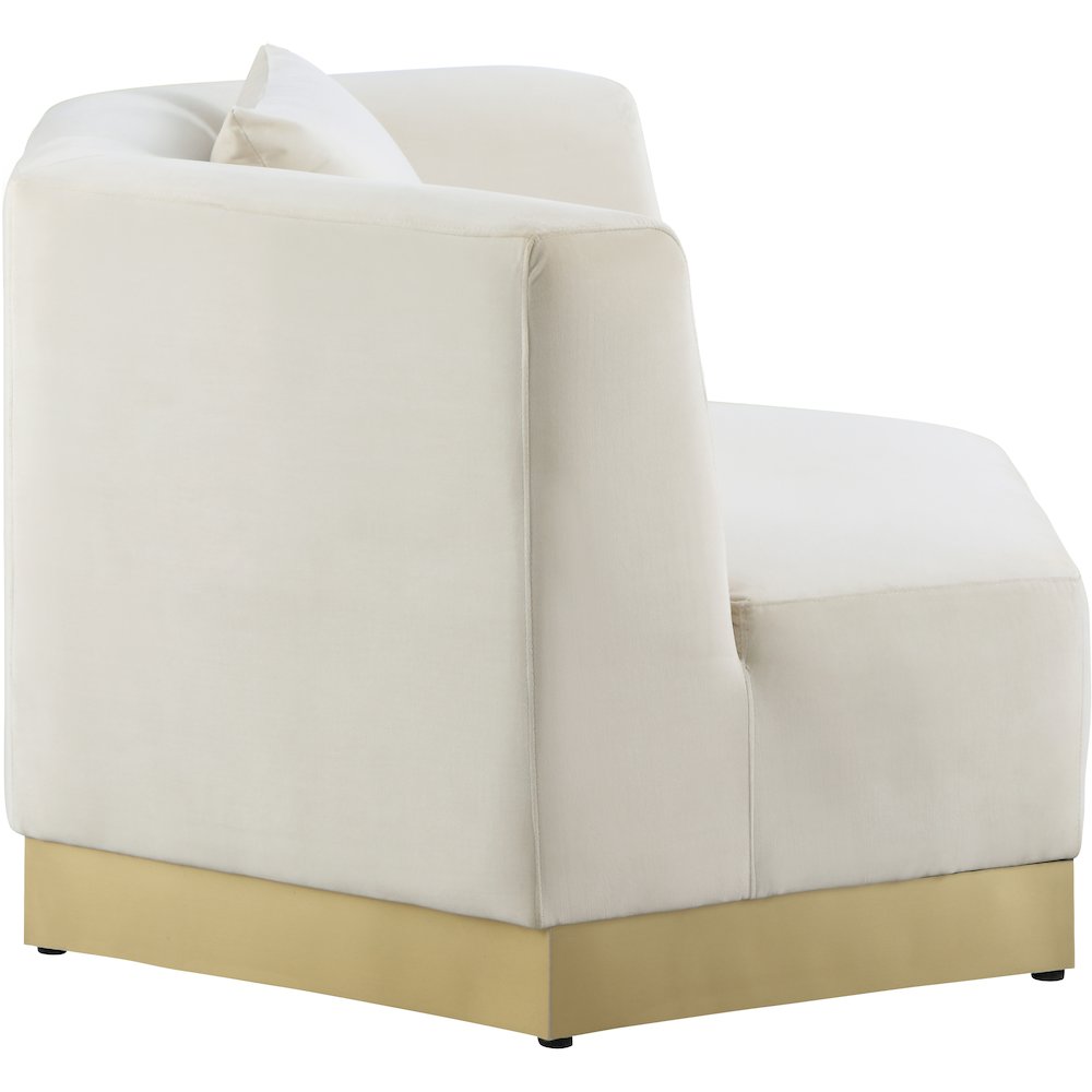 Marquis Cream Velvet Chair