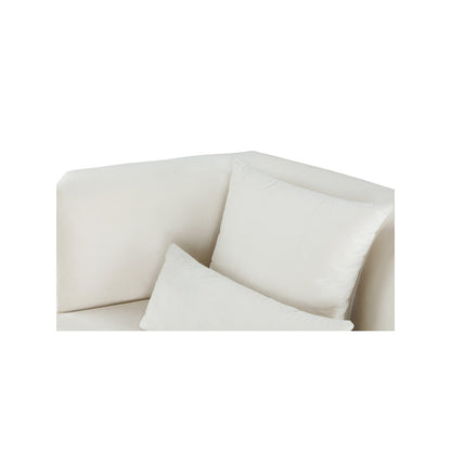 Marquis Cream Velvet Chair