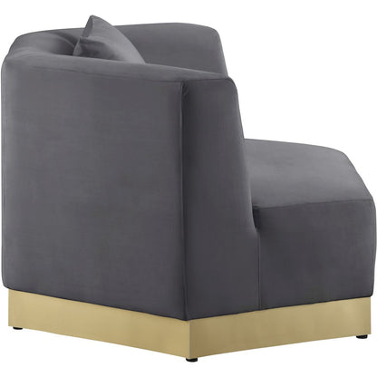 Marquis Grey Velvet Chair