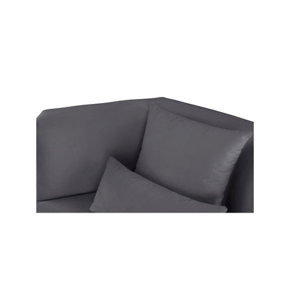 Marquis Grey Velvet Sofa