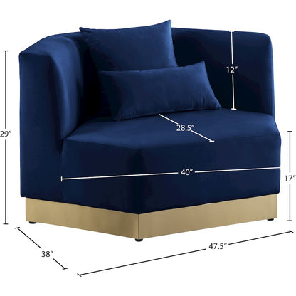Marquis Navy Velvet Chair