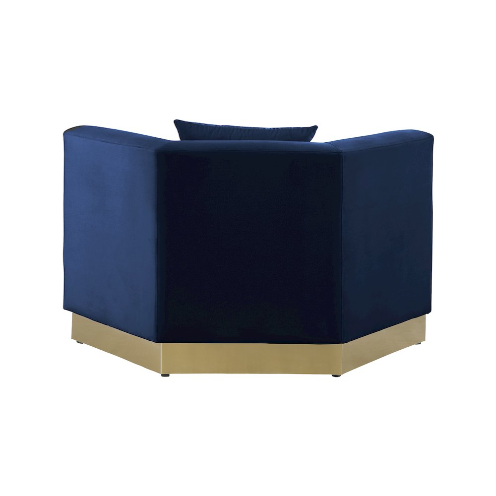 Marquis Navy Velvet Chair