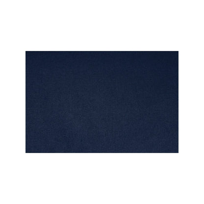 Serene Navy Linen Textured Fabric Deluxe Comfort Modular Armless Chair