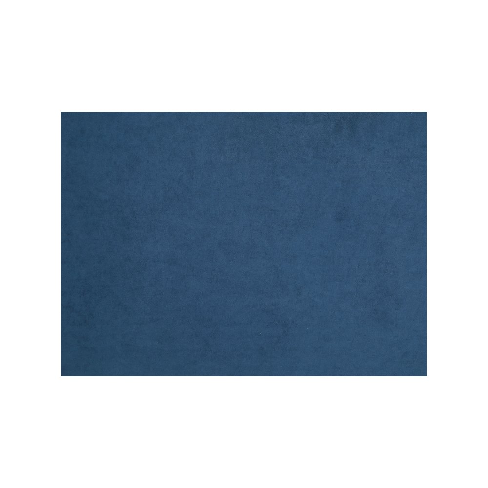 Plush Navy Velvet Standard Comfort Modular Ottoman