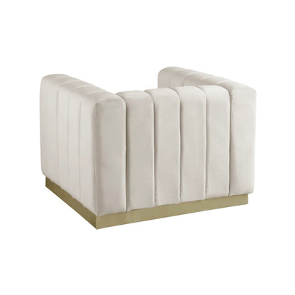 Marlon Cream Velvet Chair