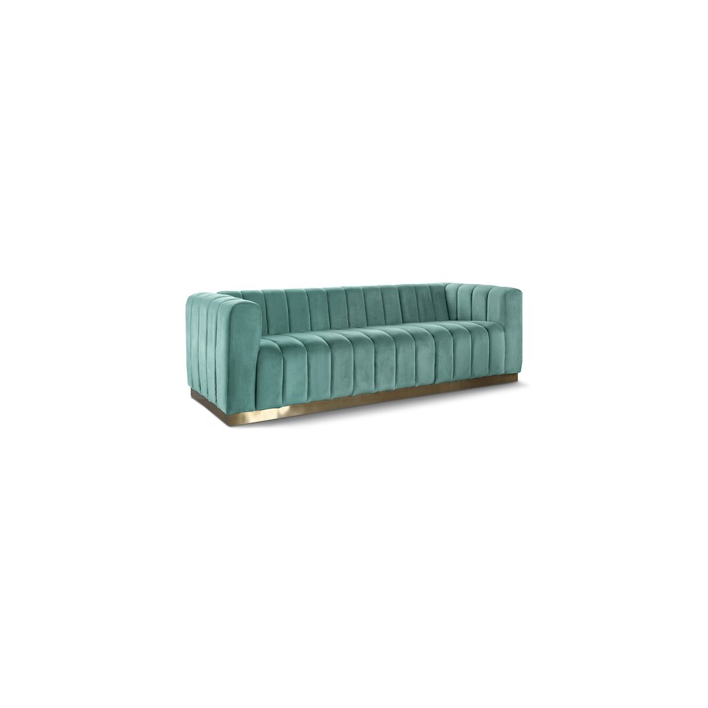 Marlon Mint Velvet Sofa