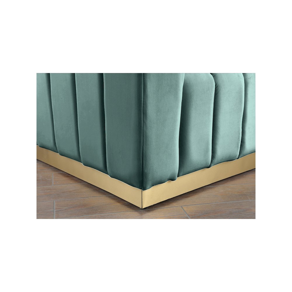Marlon Mint Velvet Sofa