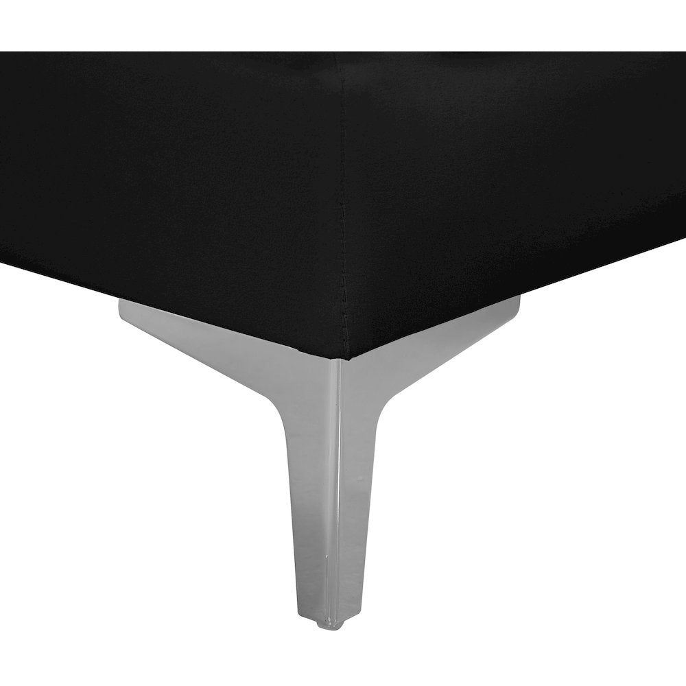 Alina Black Velvet Modular Sectional