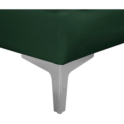 Alina Green Velvet Corner Chair