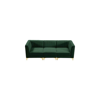 Alina Green Velvet Modular Sofa