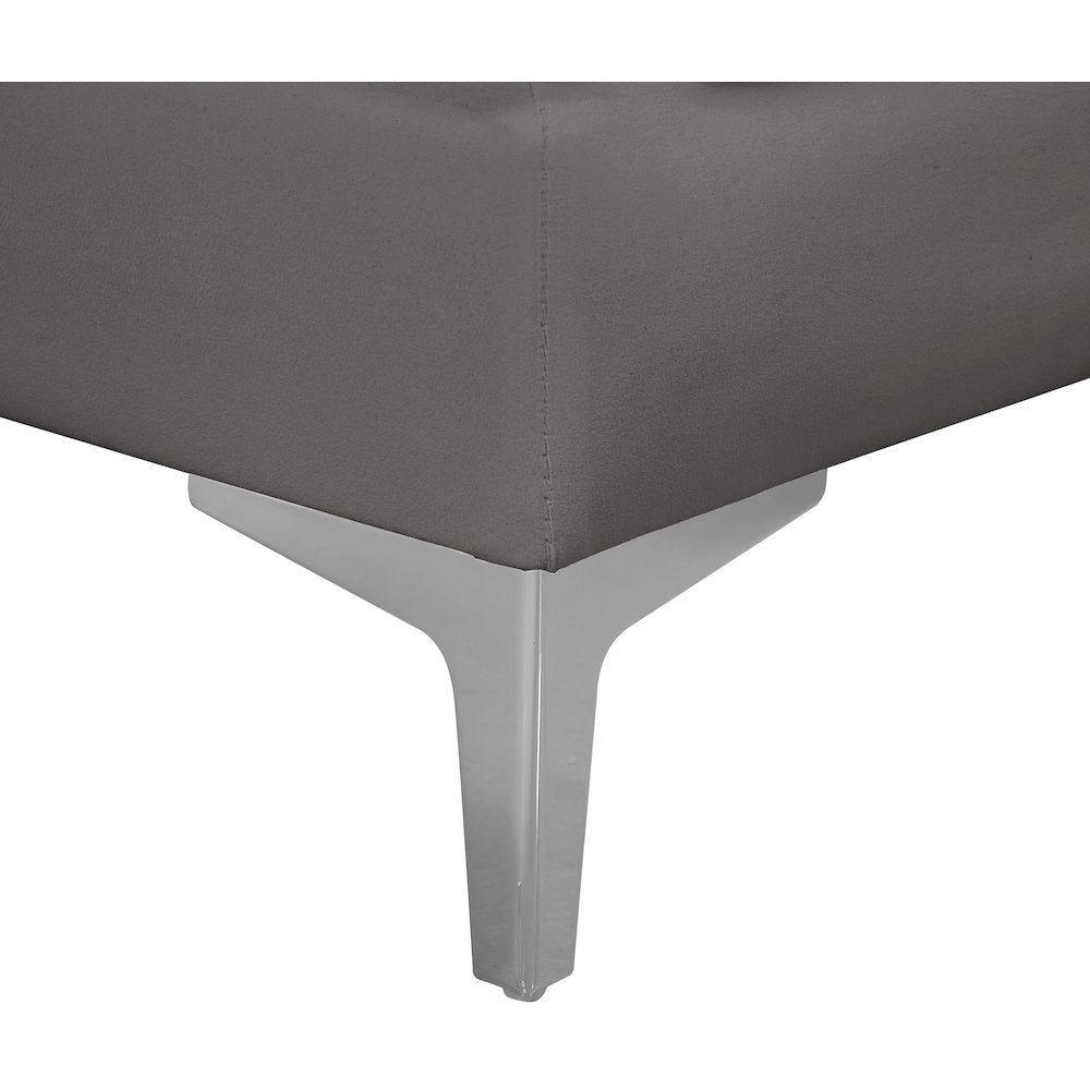 Alina Grey Velvet Modular Sectional