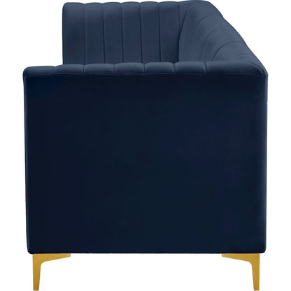 Alina Navy Velvet Modular Sofa