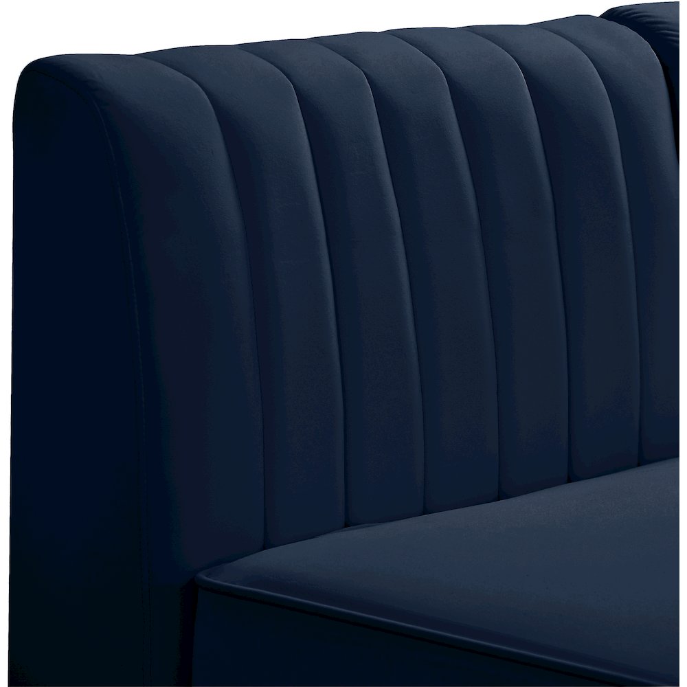 Alina Navy Velvet Modular Sofa