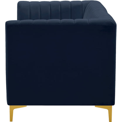 Alina Navy Velvet Modular Sofa