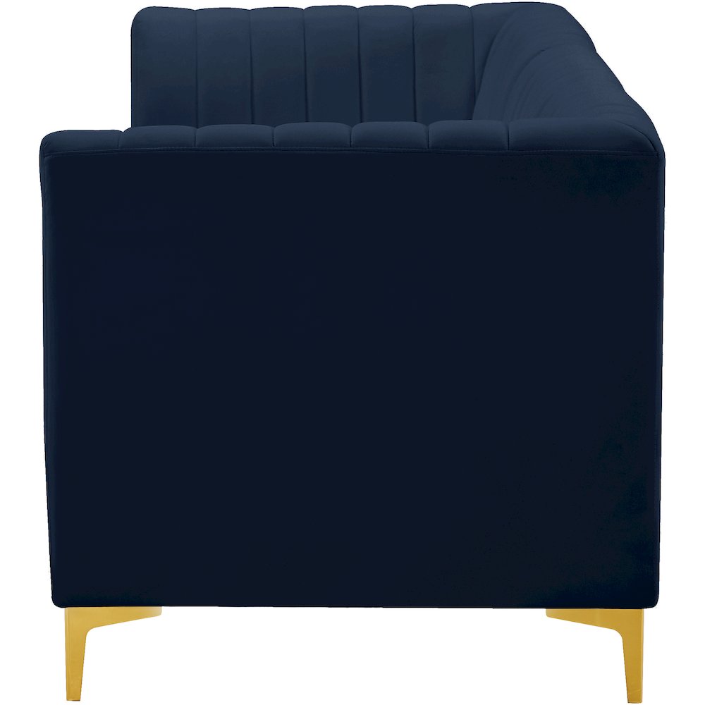Alina Navy Velvet Modular Sofa