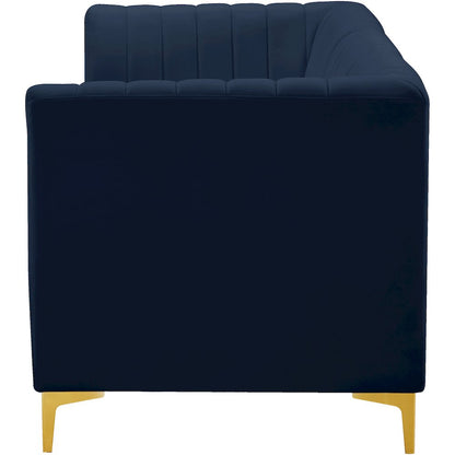 Alina Navy Velvet Modular Sofa