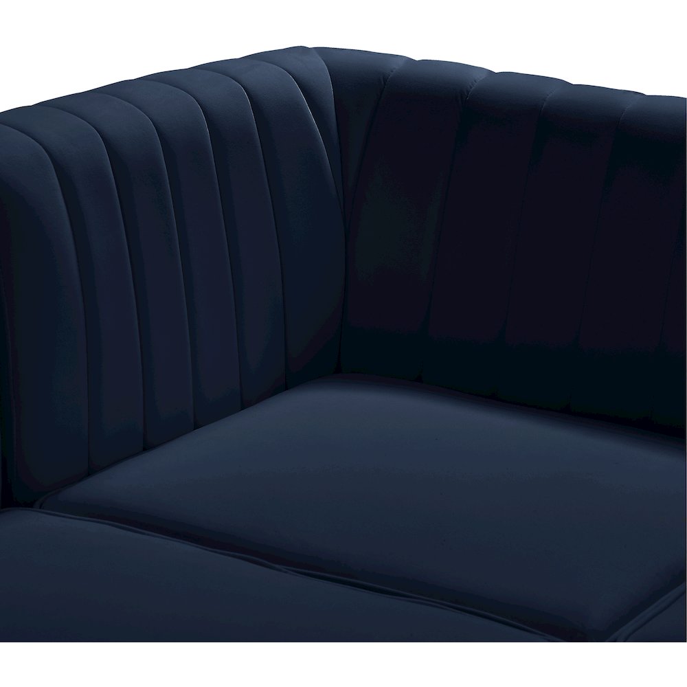 Alina Navy Velvet Modular Sectional