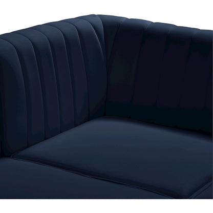 Alina Navy Velvet Modular Sectional