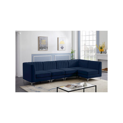 Alina Navy Velvet Modular Sectional