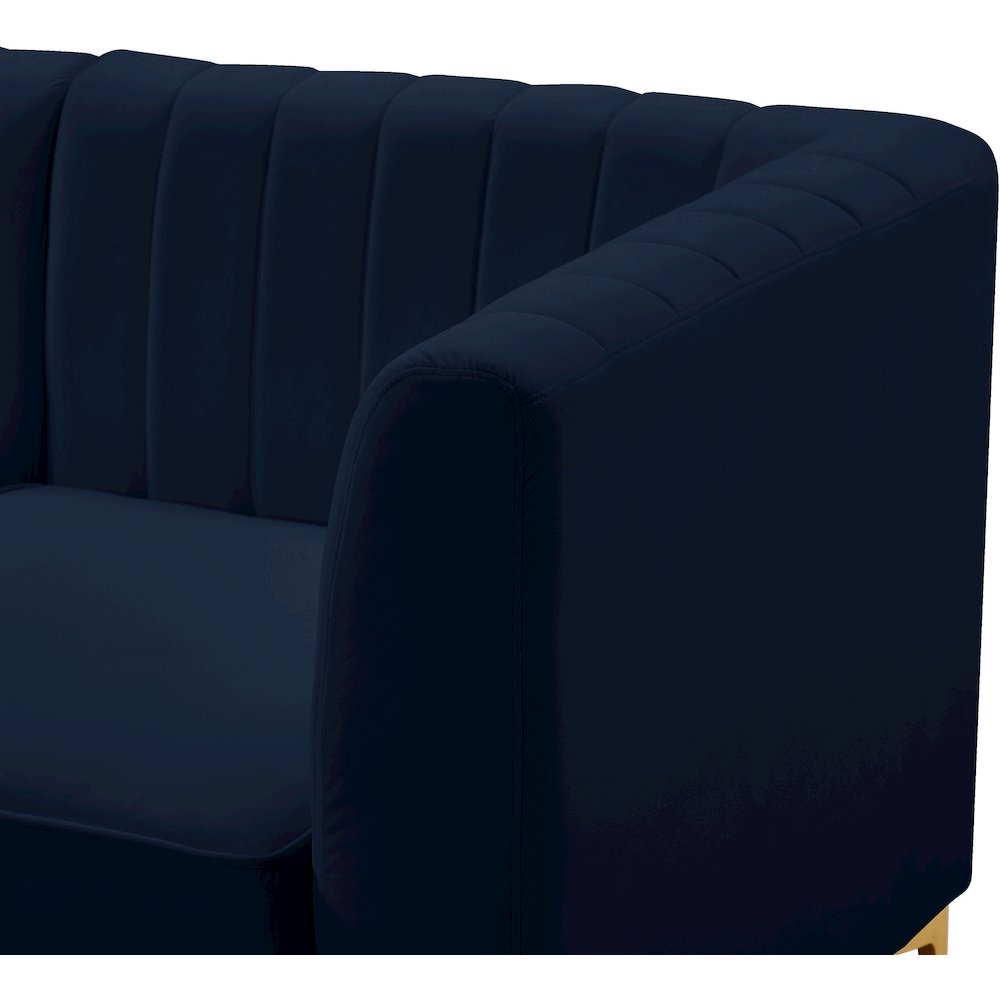 Alina Navy Velvet Modular Sectional
