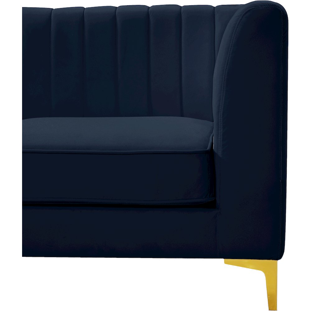 Alina Navy Velvet Modular Sectional