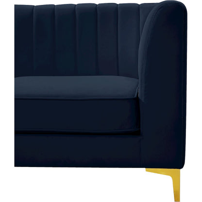 Alina Navy Velvet Modular Sectional