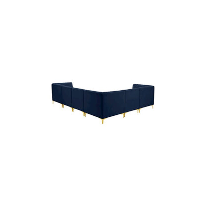 Alina Navy Velvet Modular Sectional