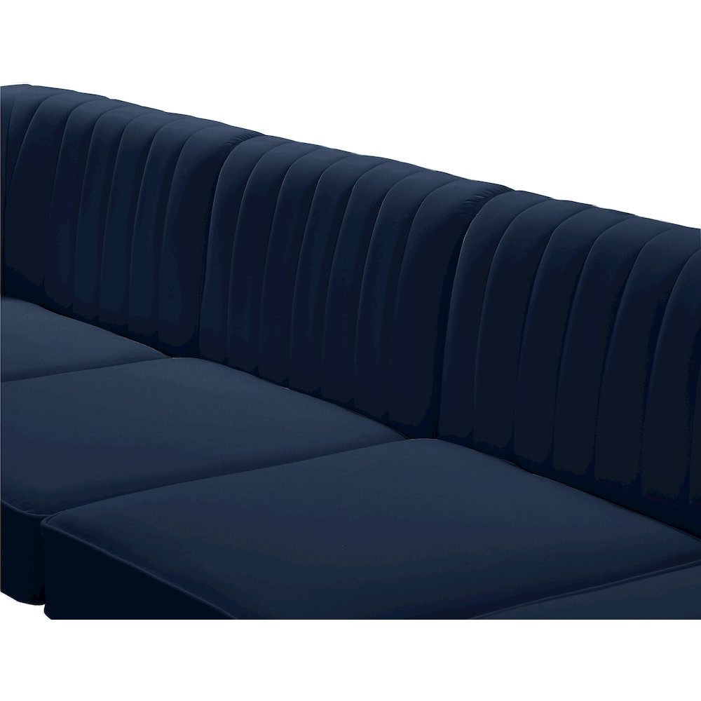 Alina Navy Velvet Modular Sectional