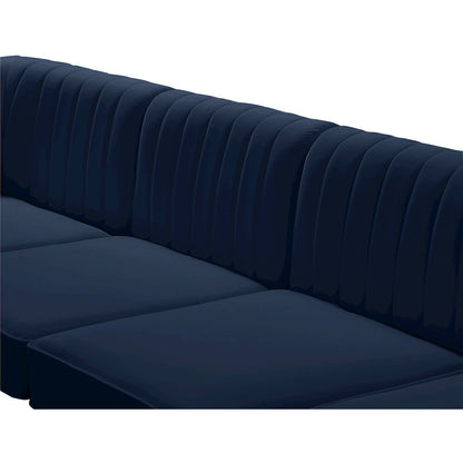 Alina Navy Velvet Modular Sectional
