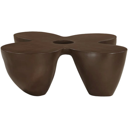 Fiore Brown Concrete Indoor/Outdoor Coffee Table
