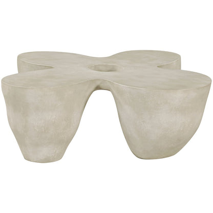 Fiore Beige Concrete Indoor/Outdoor Coffee Table