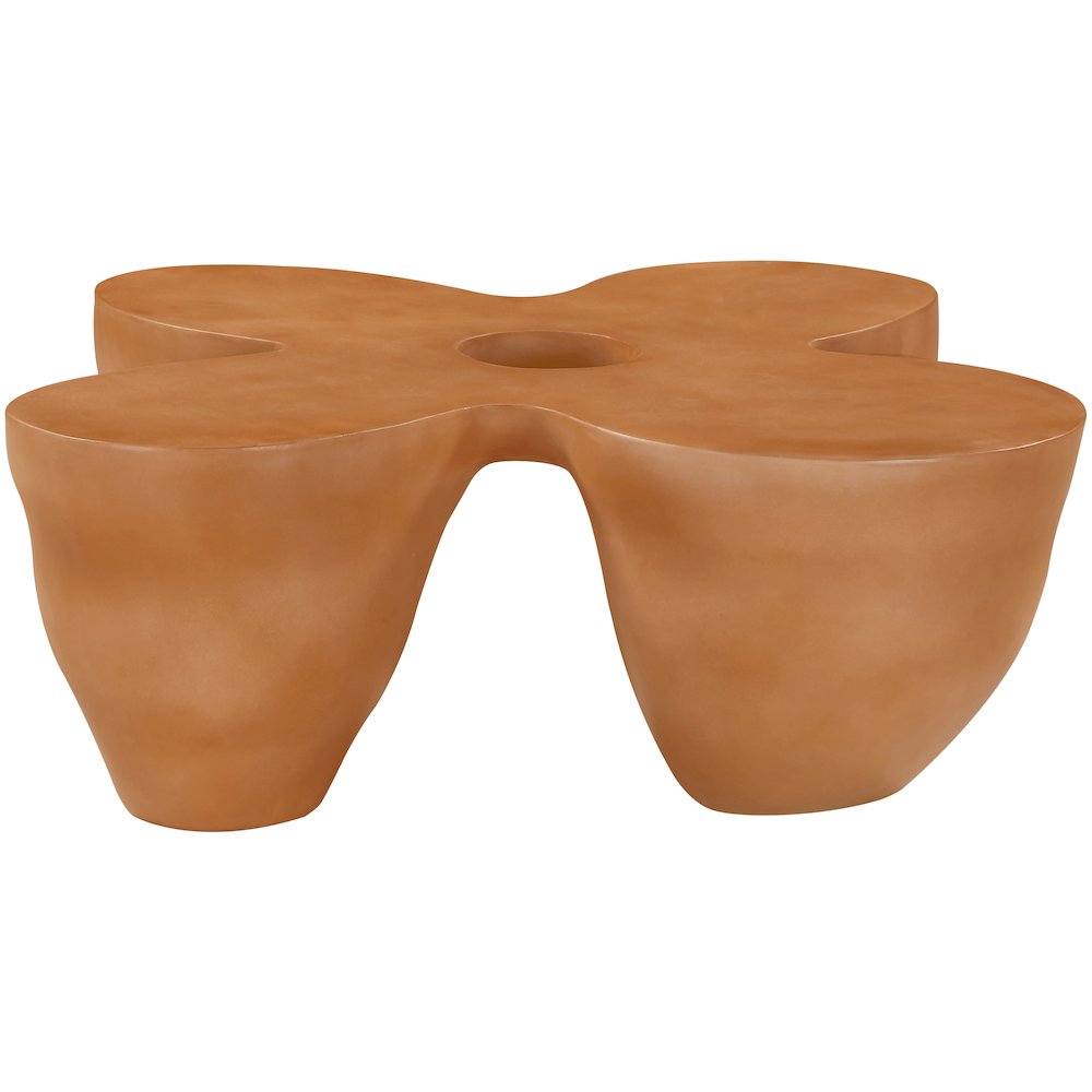 Fiore Terracotta Concrete Indoor/Outdoor Coffee Table