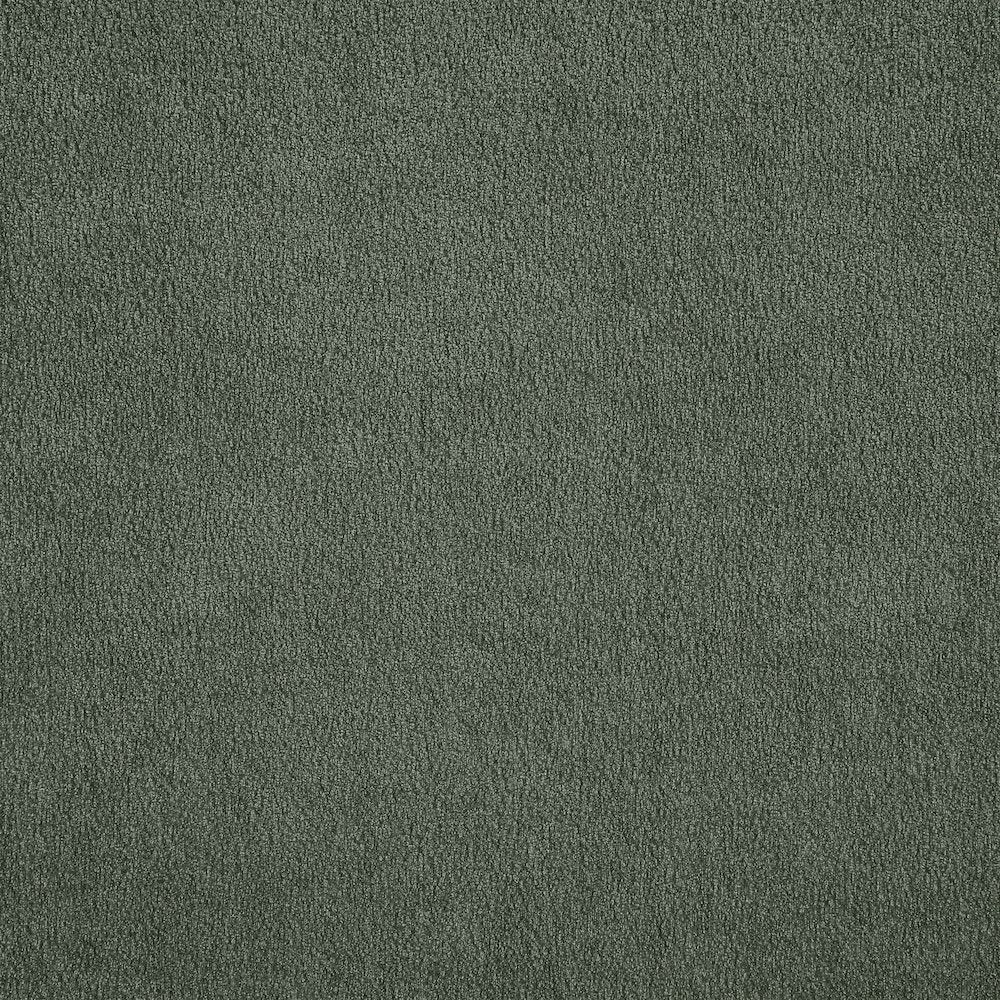 Turin Green Chenille Fabric Upholstered Modular Left Arm Chair