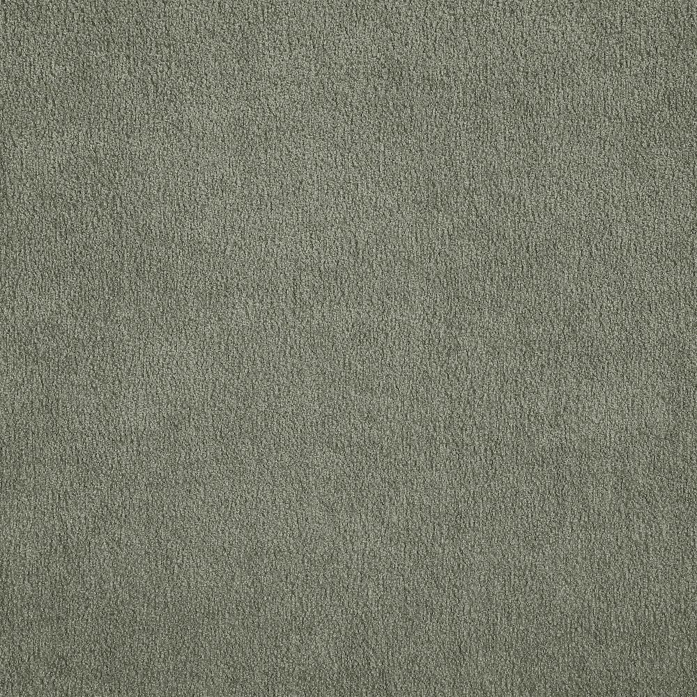 Stellar 114" Green Chenille Fabric Upholstered 3pc. Modular Sofa