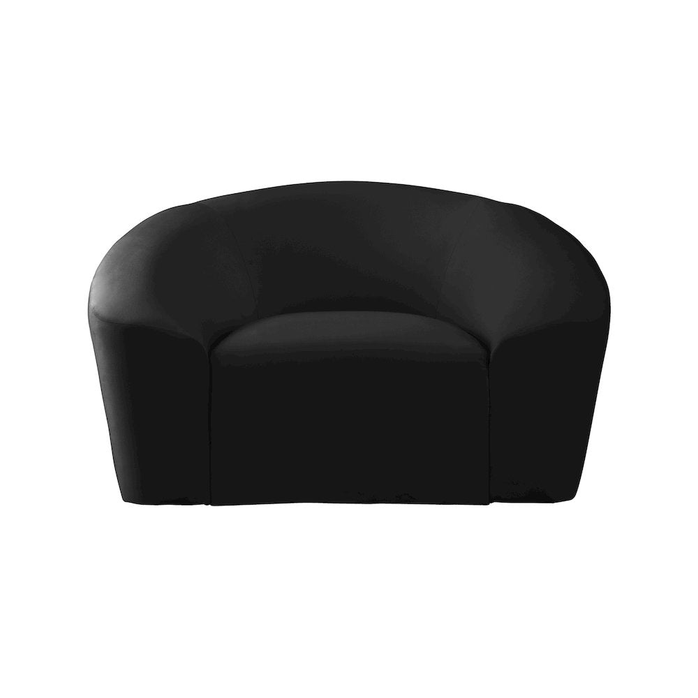 Riley Black Velvet Chair