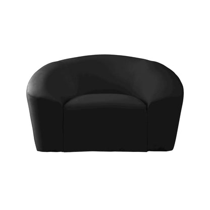 Riley Black Velvet Chair