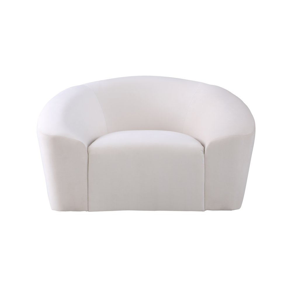 Riley Cream Velvet Chair