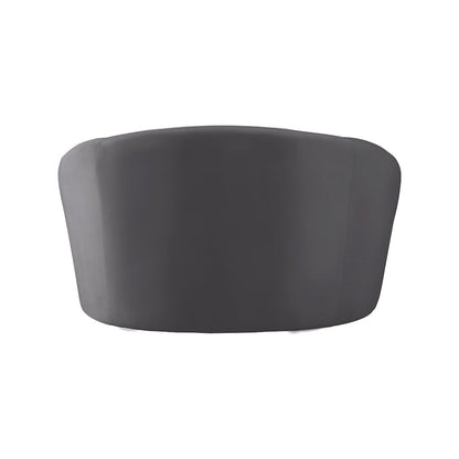 Riley Grey Velvet Chair