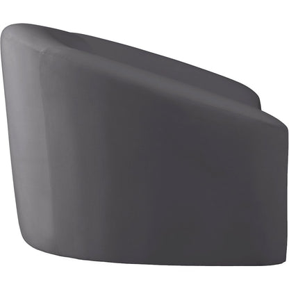 Riley Grey Velvet Chair
