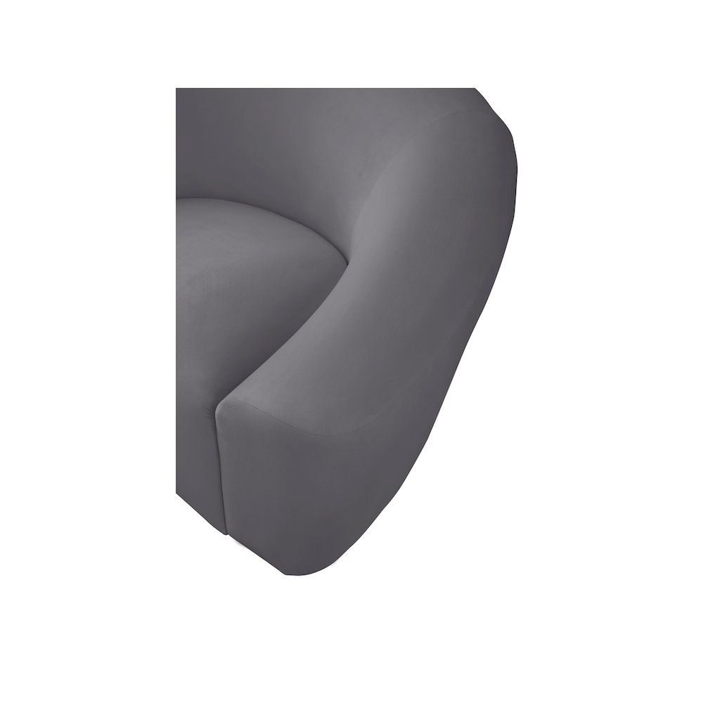 Riley Grey Velvet Chair