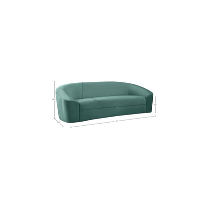 Riley Mint Velvet Sofa