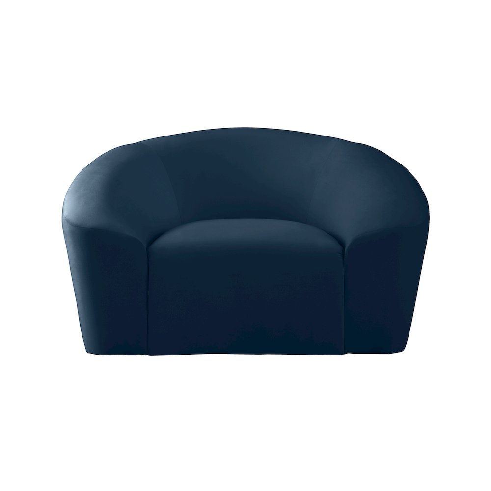 Riley Navy Velvet Chair