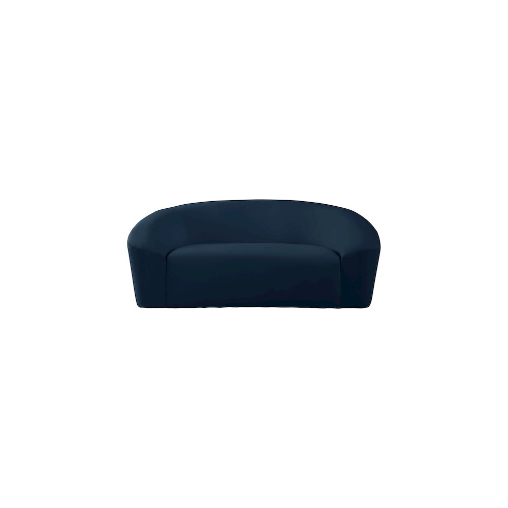Riley Navy Velvet Loveseat