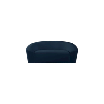 Riley Navy Velvet Loveseat