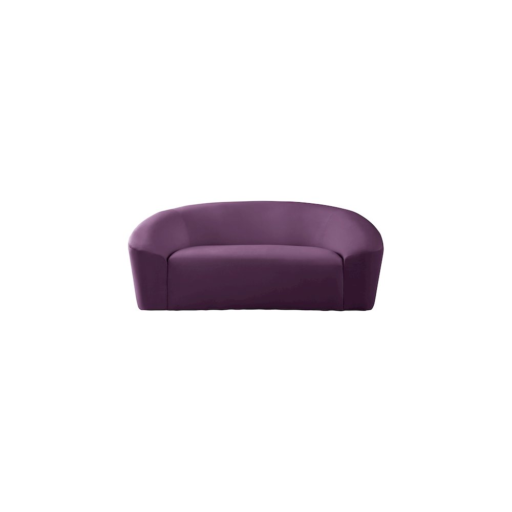 Riley Purple Velvet Loveseat