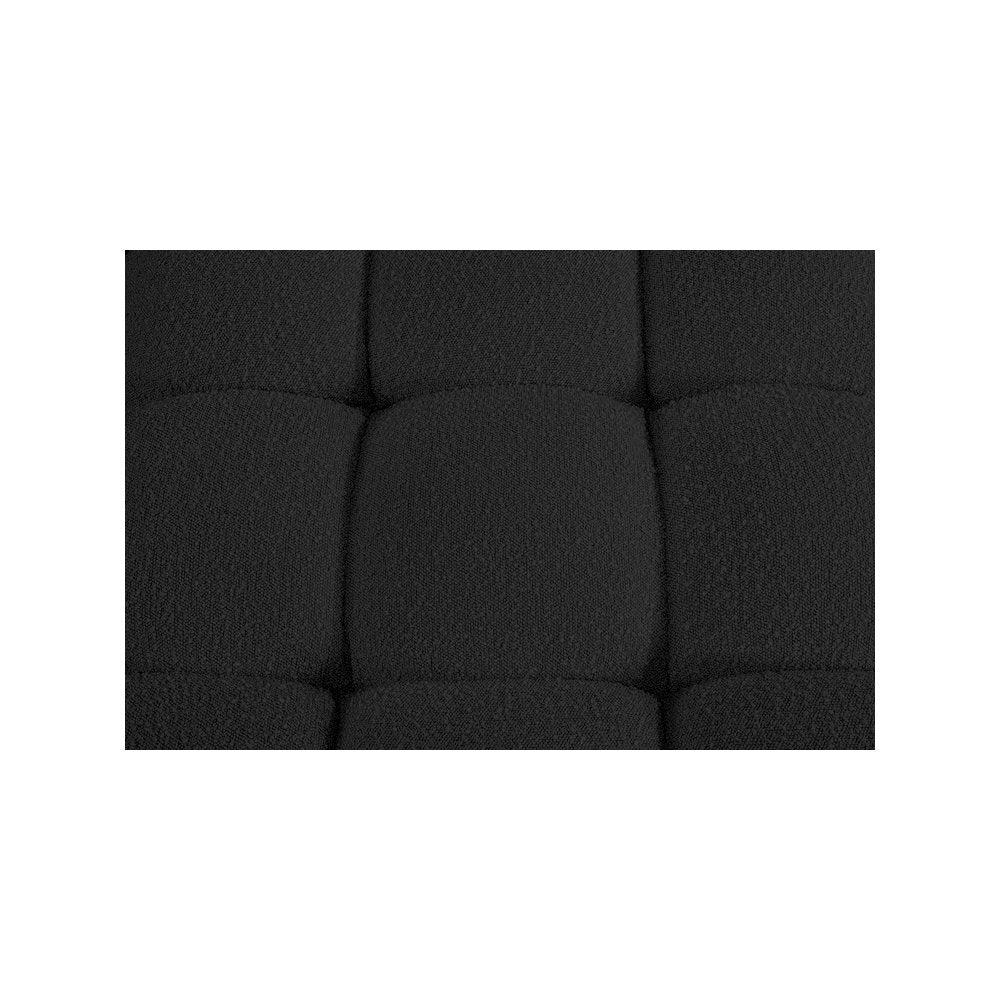 Ames Black Boucle Fabric Modular Sectional