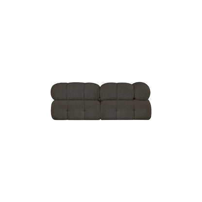 Ames Brown Boucle Fabric Modular Sofa